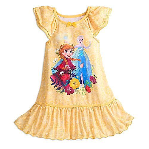 Disney Frozen Nightshirt for Girls Size 7/8 Yellow
