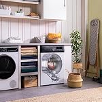 Cecotec Lavadora 12Kg Carga Frontal Bolero DressCode 12500 Inverter. 1400rpm, 16 Programas, Clase A-20%, Bajo Consumo, Motor Inverter Plus, Vapor, Pearl Drum, Delay Start, Drum Clean y Stop&Go