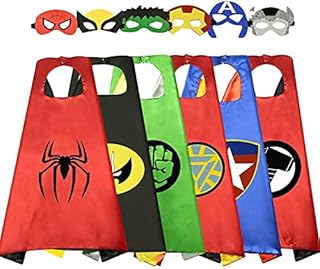 Hikidye Superhero Capes Dress up Costume for Kids, Toys & Perfect Gifts for Boys Girls