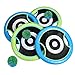 WIn SPORTS Trampoline Paddles Disc,Indoor Outdoor Game for 4 Players,Camping Game for Kids, Adults,Couples, Friends,Family, Includes 4 Rackets, 3 Rubber Koosh Balls,1 Storage Bag