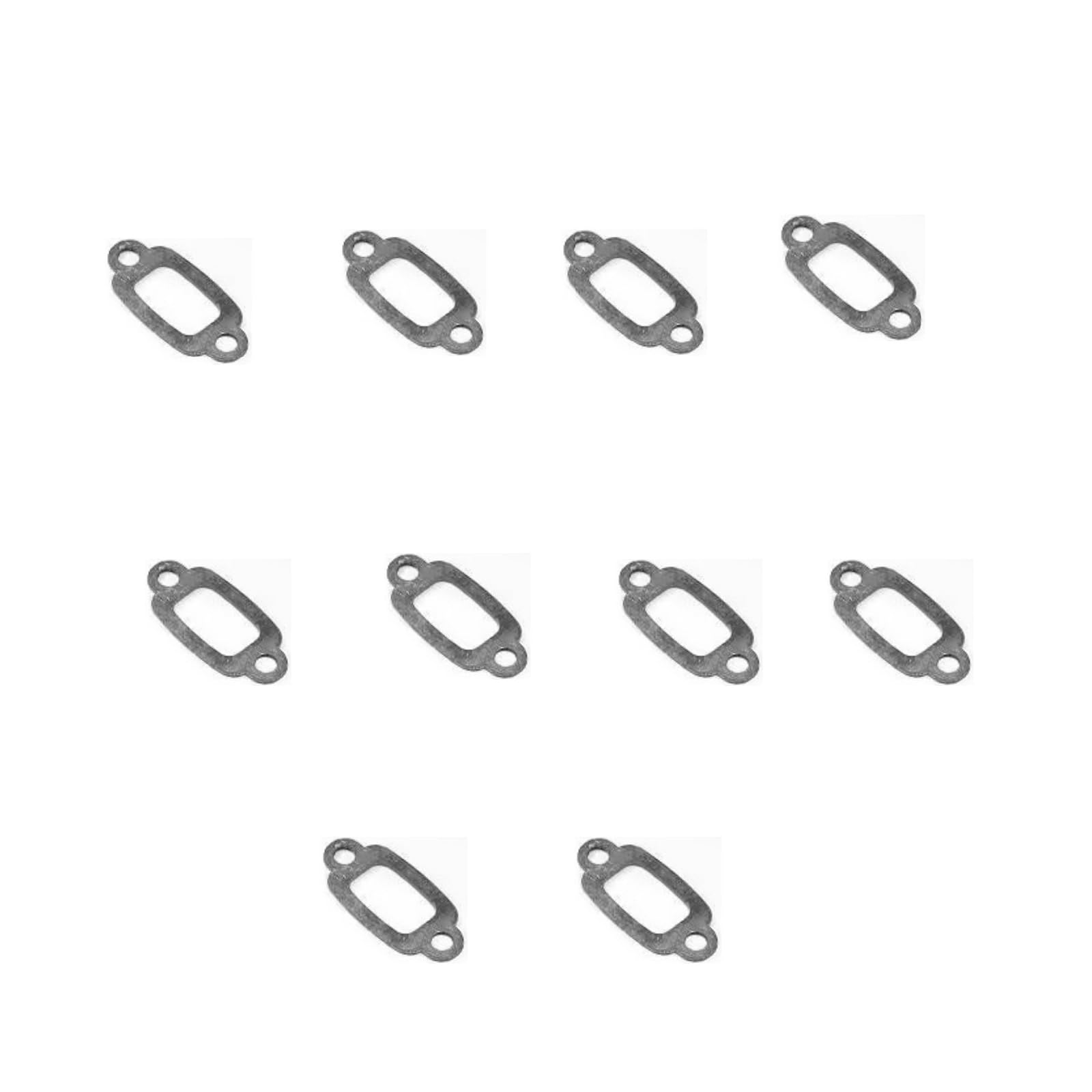 AFDHGS 10-Pack High-Temperature Gasket Set for 1/5 RC Car Exhaust Pipe - Fits 23CC-36CC Zenoah, ChongYang Engines and Major RC Brands