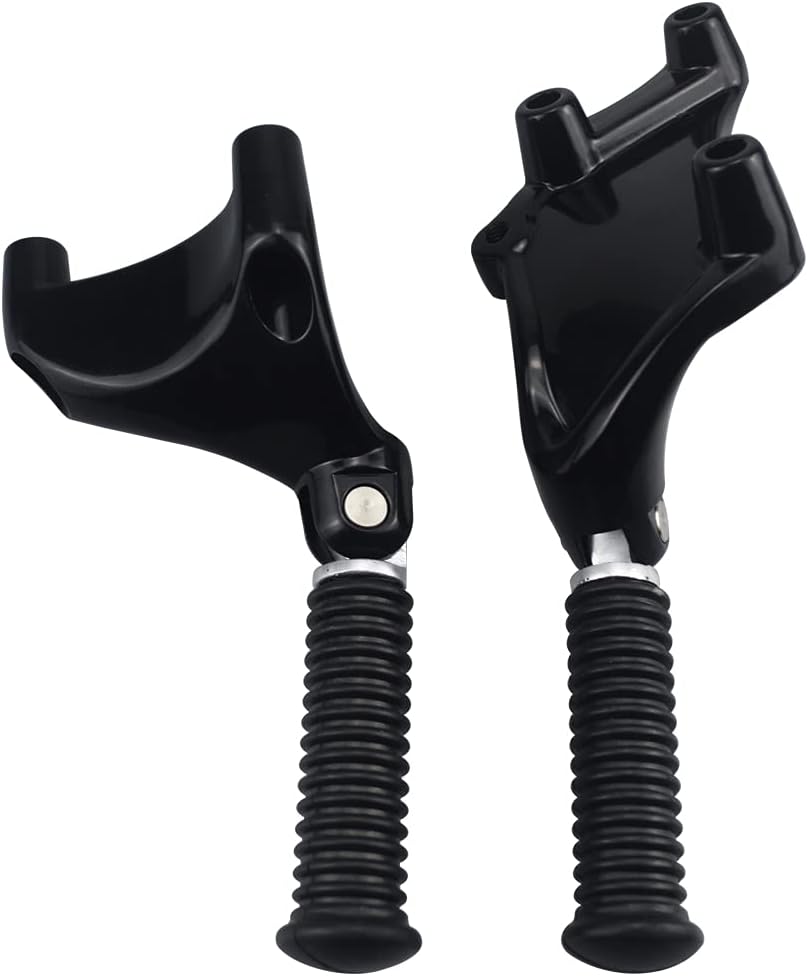 WOWTK Passenger Footpeg w/Mount Kit,Rear Passenger Footrests Pedal w/Mount Kit for Harley Sportster Forty-Eight 48 Seventy-Two 72 883 1200 2014-2022,Black