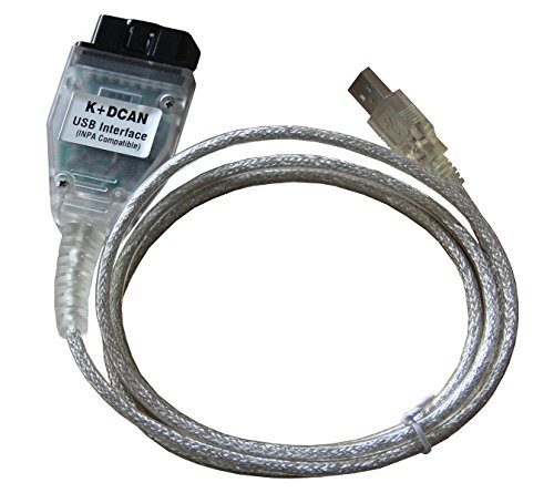 INPA Ediabas K+ DCAN USB OBD2 OBDII�J�[�f�f�c�[���P�[�u��BMW�p [���s�A���i]