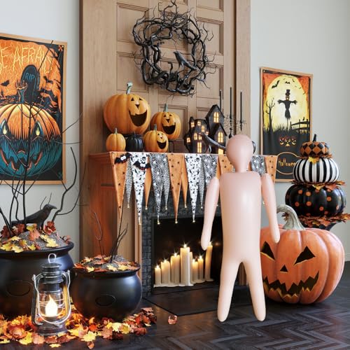 Mannequins gonflables Halloween lot de 2 structures de 152 cm étanches et repositionnables