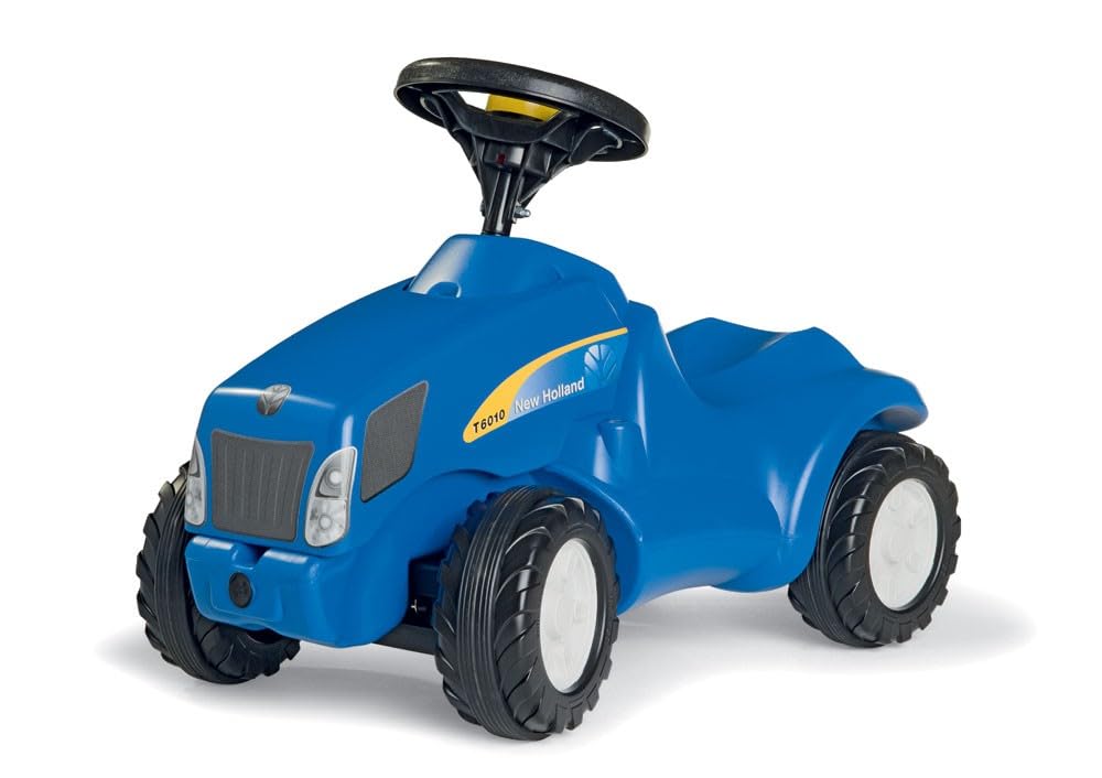 Rolly Toys rollyMinitrac NH T6010 (dla dzieci w wieku od 1,5 do 4 lat, miejsce do przechowywania pod maską silnika, cicha opona biegowa) 132089