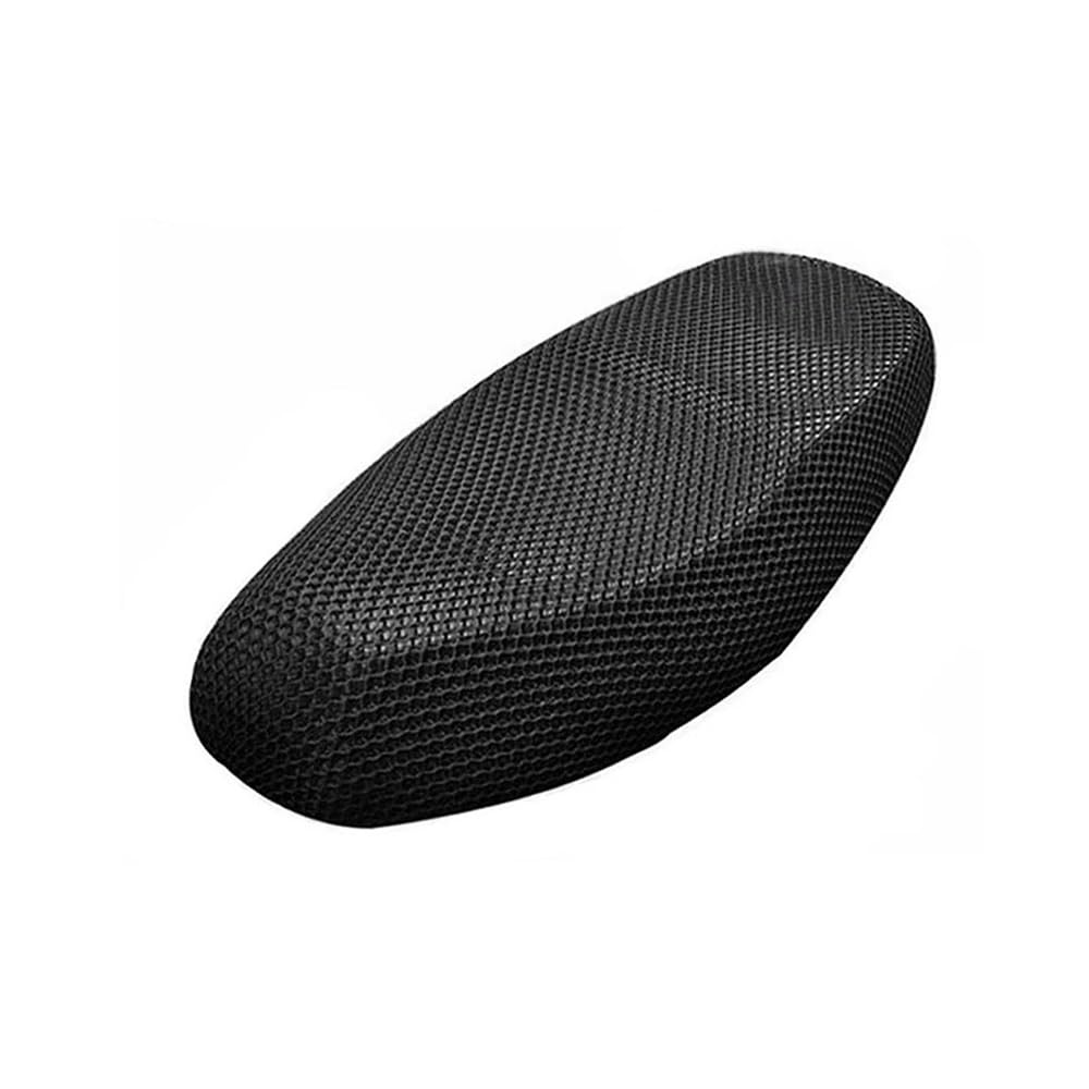 Funda de asiento antideslizante e impermeable con malla 3D para moto 8