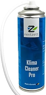 nextzett Klima Cleaner Pro – Automotive AC Odor Eliminator & Evaporator Cleaner – Freshens & Cleans Air Conditioning System – 10 fl oz