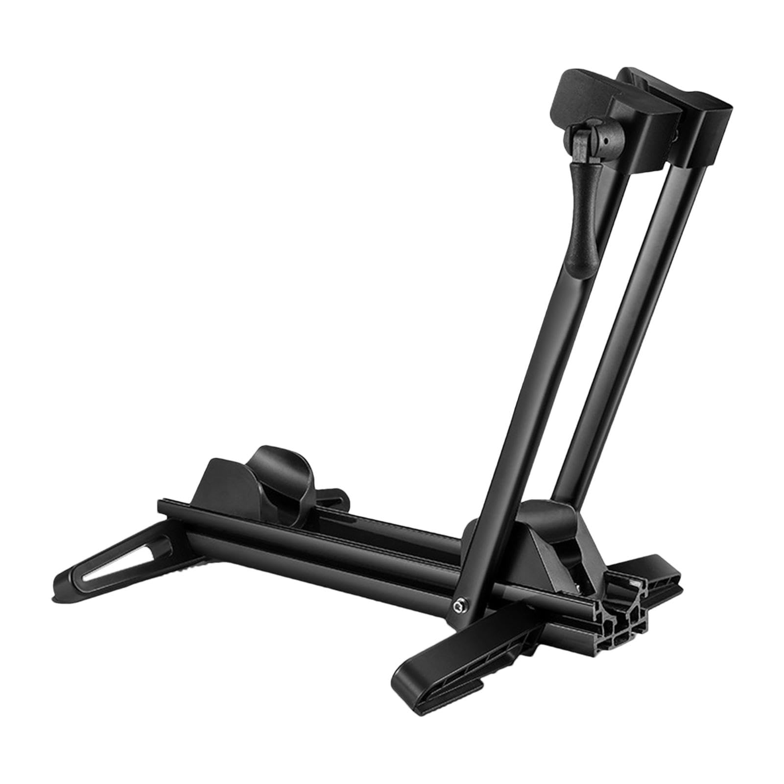 Porte-vélos, porte-vélos | Porte-vélos avec double barre de stationnement pour scooter | Support de garage autoportant, support de stationnement pliable, support d'intérieur pour