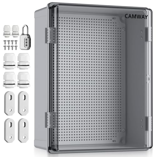 CAMWAY Coffret Electrique Etanche Exterieur en ABS Boîte de Jonction IP67