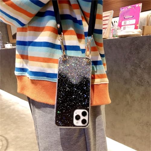 Coque Samsung A32 4G lanière paillettes antichoc - 6