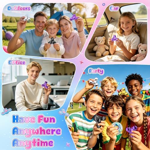 Image of ATESSON Fidget Spinner Toy, Ultra Durable Stainless Steel Bearing High Speed 3-5 Min Precision Brass Metal Finger Spinner, EDC ADHD Stress Relief Anxiety Relieves Reducer for Kids and Adults
