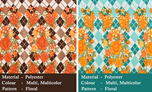 Image of BSB HOME Printed Polar Fleece Single Bed All Season Blanket /Comforter /Dohar 250TC - Pack of 2 (58x88 Inch, Multicolour, Pink, Orange, Rust and Red)