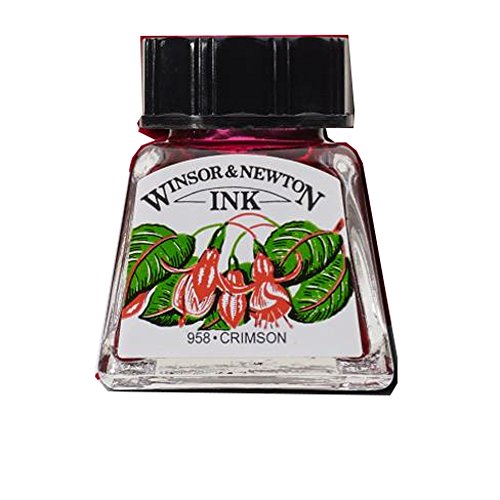 Winsor & Newton Drawing Inks 14ml Pot (Crimson)
