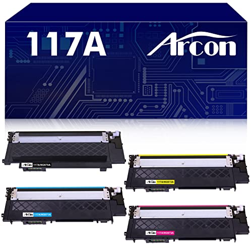 117A Toner/ Compatible Con HP 117A Pack/ Para Color Laser MFP 178nw 179fnw 150nw 178nwg Cartucho Toner/ 117A Negro Cian Amarillo Magenta