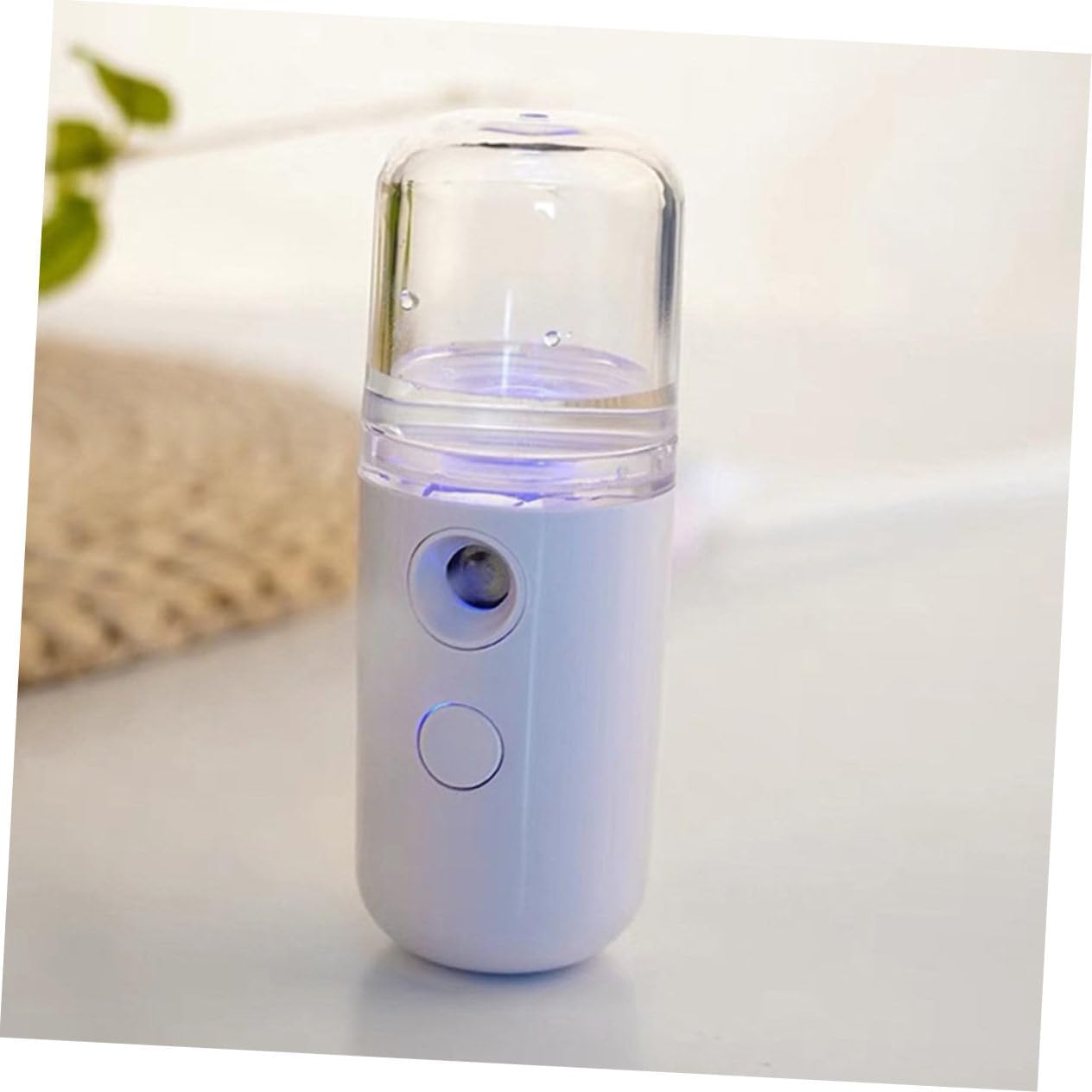 Outanaya Portable USB Rechargeable Face Steamer Mist Technology Multi Function Beauty Sprayer for and Skin Moistening Lightweight Facial Humidifier for Makeup and Daily Care