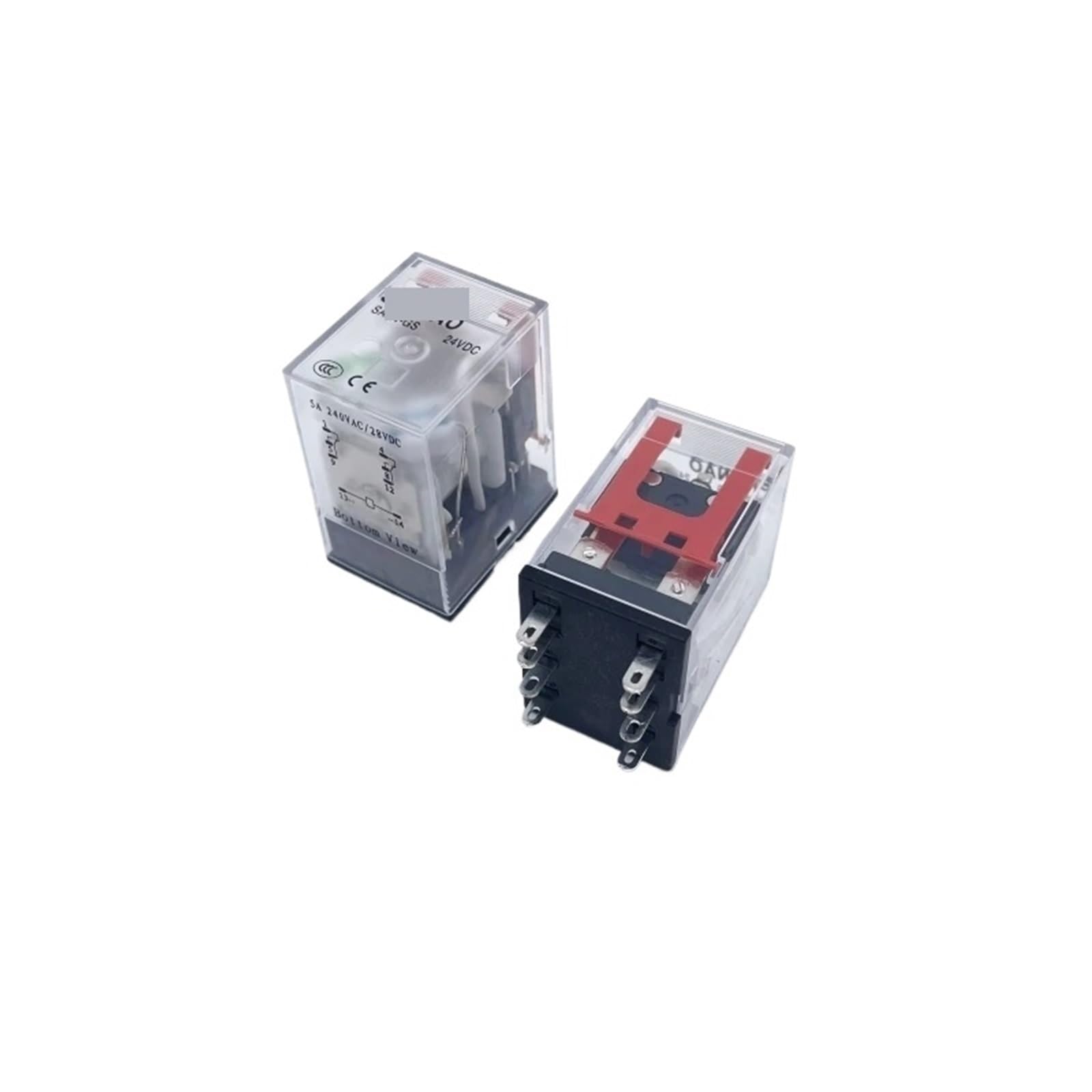 Mini relais MY4NJ 5A commutateur intermédiaire 4 contacts inverseurs pour armoire électrique hh54p