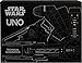 Mattel Games UNO Star Wars Technical Schematics Card Game for Kids & Adults with Blueprints of Space Stations, Ships & Droids
