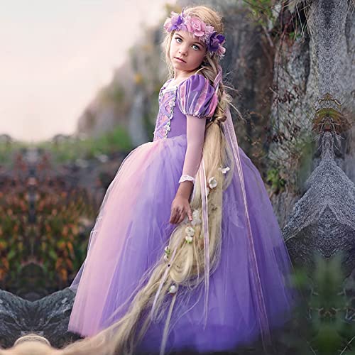 Disfraz Princesa Rapunzel para Niñas Pequeñas miniatura 4
