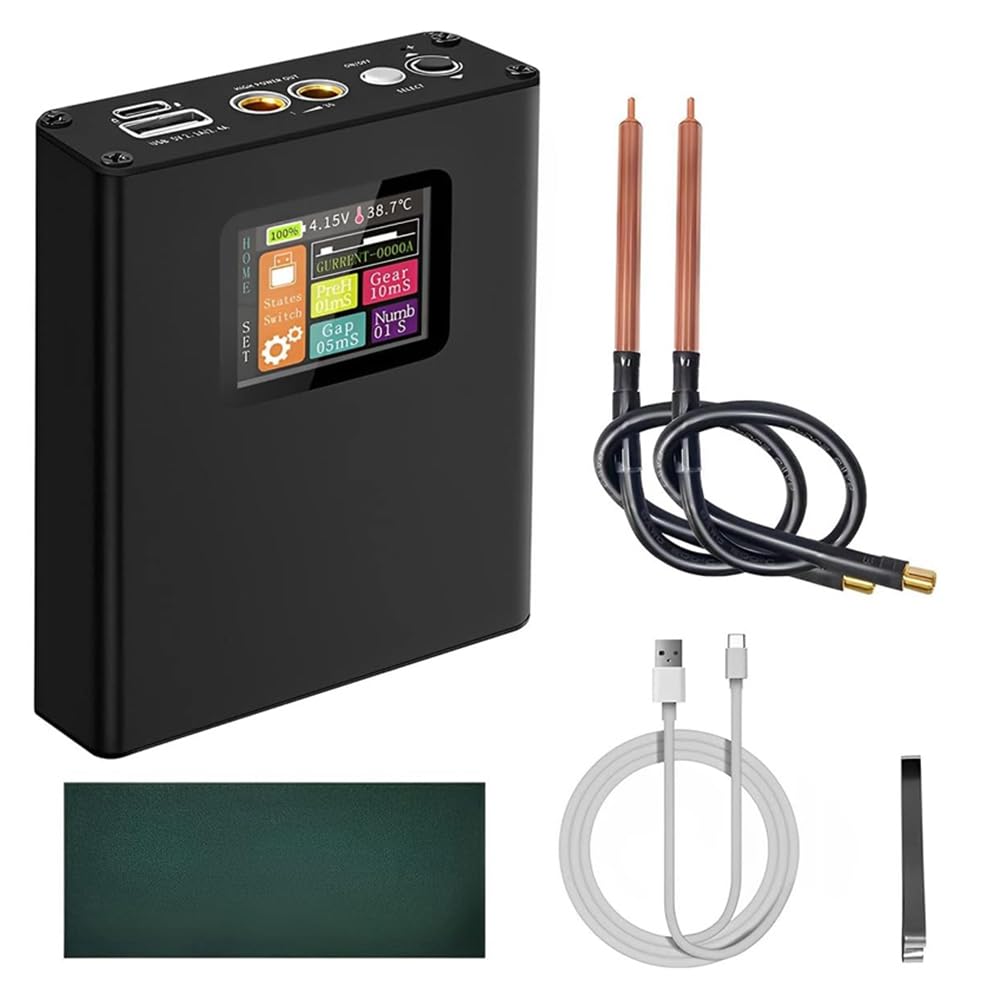 Mini-soudeur de spot portable avec écran LCD et batterie 500mAh pour cellules 18650