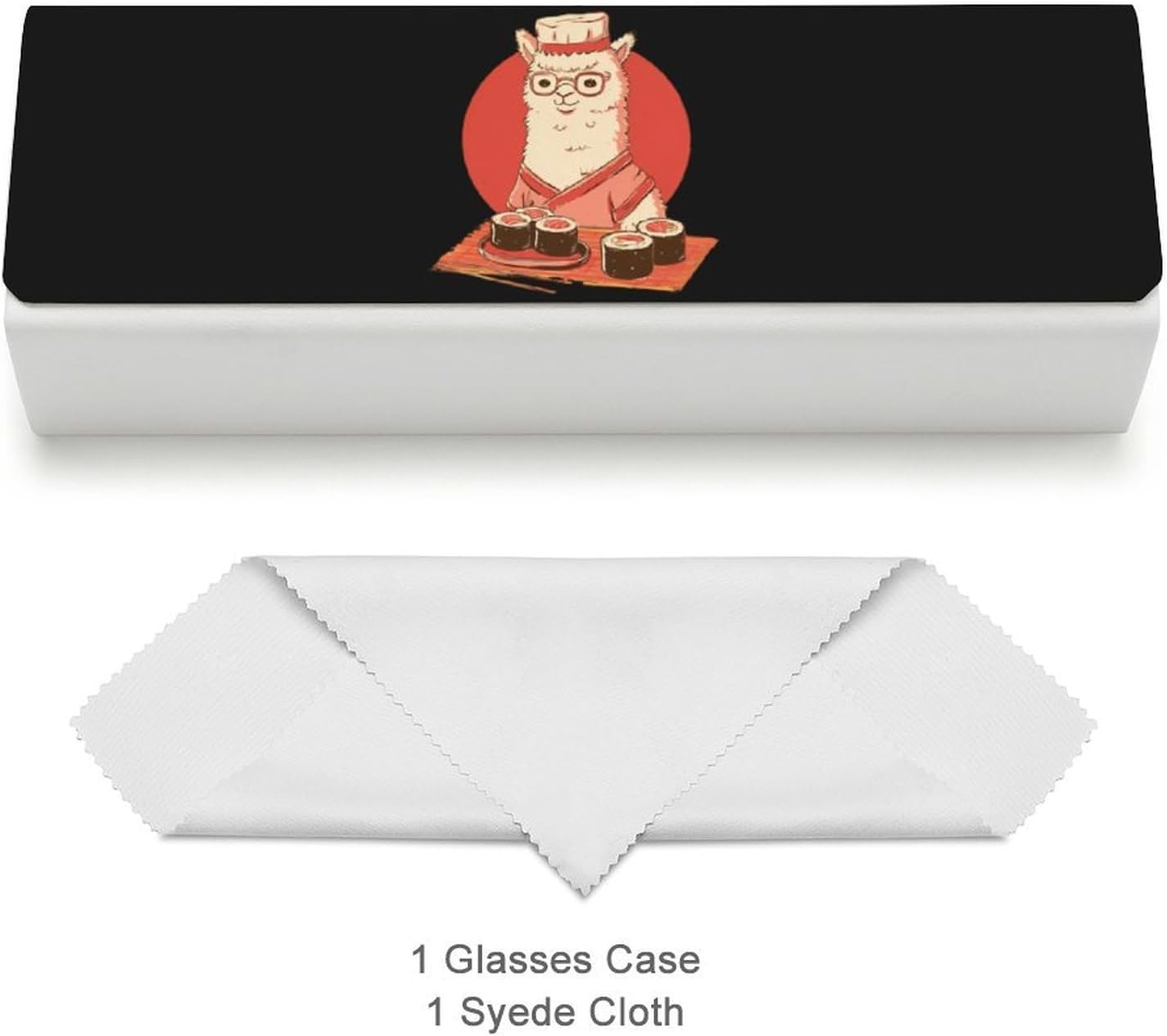 Llama Alpaca1 Sushi1 Novelty Eyeglass Cases Hard Shells Glasses Holder image 3
