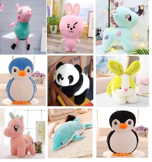 GROWGAME Elegant Soft Toys Combo Set of 9 Teddy Bear Toy Kids| | Soft Stuffed Plush Animal Animals Combo 9_004 (B0CZ9B7DZZ) Amazon Price History, Amazon Price Tracker