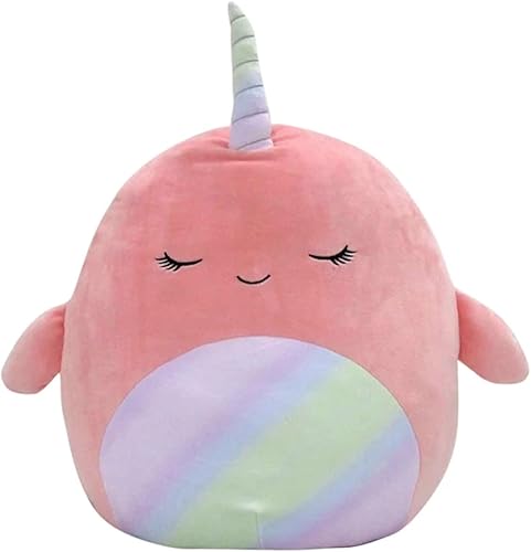 Squishmallows Evie el narval de 8 pulgadas
