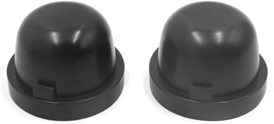 uxcell 2Pcs 75mm Inner Dia Rubber Housing Seal Cap Dust Cover for Car LED HID Headlight