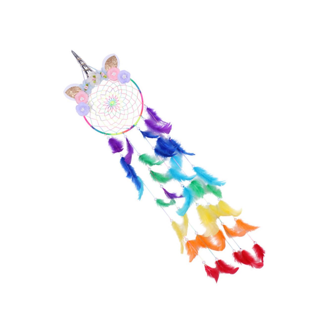 Alipis 3 STK einzigartiger Geburtstag Ornament Bausatz Aufhänger hochzeitsdeko Schlafzimmer Dekoration dekorativer Türanhänger einzigartiges Geburtstagsgeschenk Feder Colorful