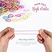 YGDZ 4000pcs Elastic Hair Bands, Clear Hair Elastics Small Mini Girls Rubber Bands Baby Kids Toddlers Hair Ties(2000pcs Clear + 2000pcs Colorful)