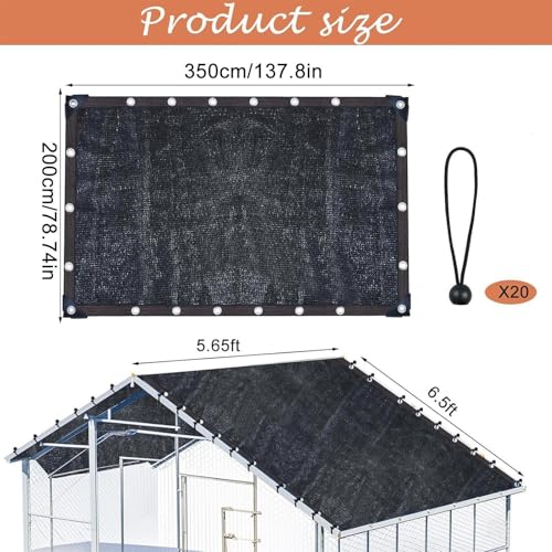 Housse pour poulailler en bâche robuste haute densité durable - 6