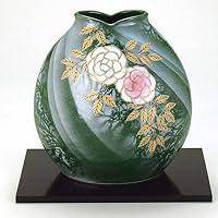Amazon.co.jp: 伊野正峰 九谷焼 8号花瓶 金山水 : ホーム＆キッチン