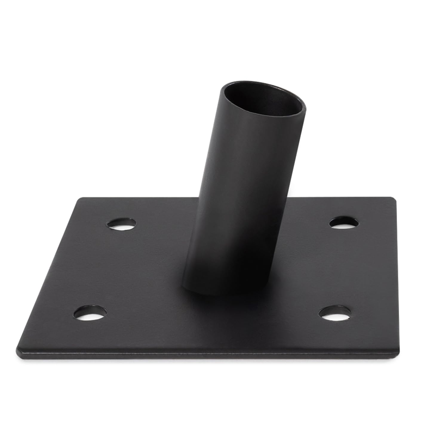 IDMarket - 2 Befestigungsstangen für Sonnensegel, Höhe 220 cm, Pfosten und Sockel aus Stahl