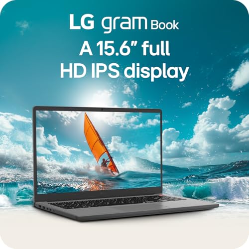 Image of LG gram Book 15-inch Lightweight Laptop Computer, Intel Core i5-1334U Processor, Windows 11 Home, 8GB RAM, 256GB SSD - Titan Silver