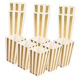 Ipetboom 24個ポップコーンボックス 使い捨てバケット 映画夜やパーティーに スナック収納容器 かわいいデザイン 友達や家族と楽しむ