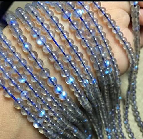 Perles de labradorite AAAAA 6mm de qualité gemme pour bijoux d'exception