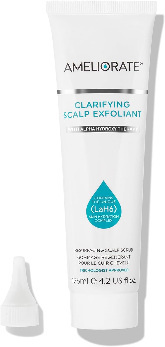 Clarifying Scalp Exfoliant 125ml | Lab6, Lactic Acid, Alpha Hydroxy Acid| Dermatologically tested, Trichologist Approved