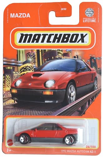 Matchbox 1992 Mazda Autozam AZ 1 rojo 1:64 miniatura 1