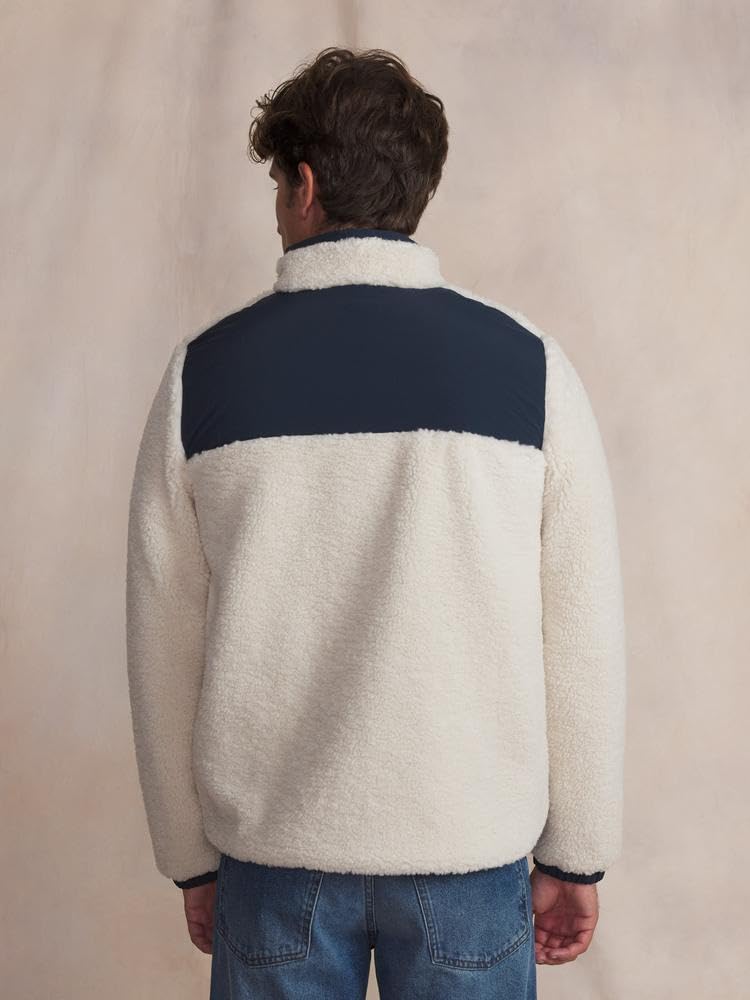 TBS - Pile - Uomo - Bianco/Ecru - Kuseyzip - Taglia XL