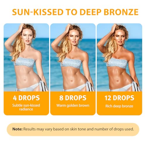 Sunless Tanning Drops To Drink, Tanning Oil, Drinkable Tanning Lotion Nourishing, Enhancing Your Natural Skin Tone, Deeply Moisturizes Skin-60ml - Thumbnail 6