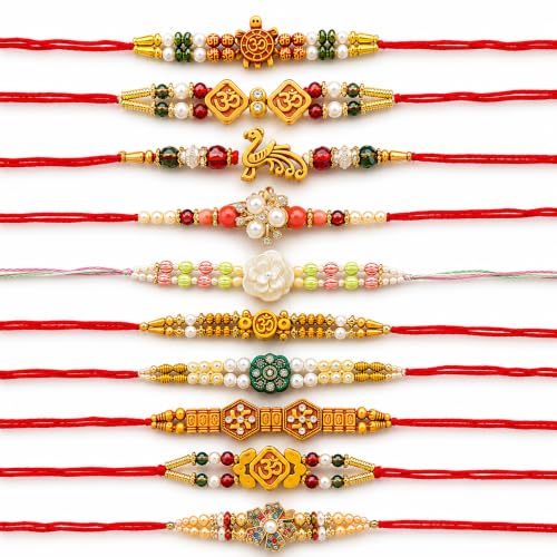 Image of FINEMOE Rakhi Set for Brother, Raksha Bandhan Gifts | Skin Friendly Adjustable Tie, Rakhdi Festival