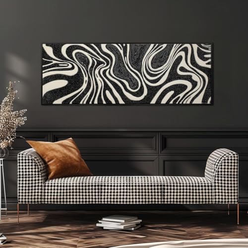Tableau abstrait grand format pour habiller un mur vide