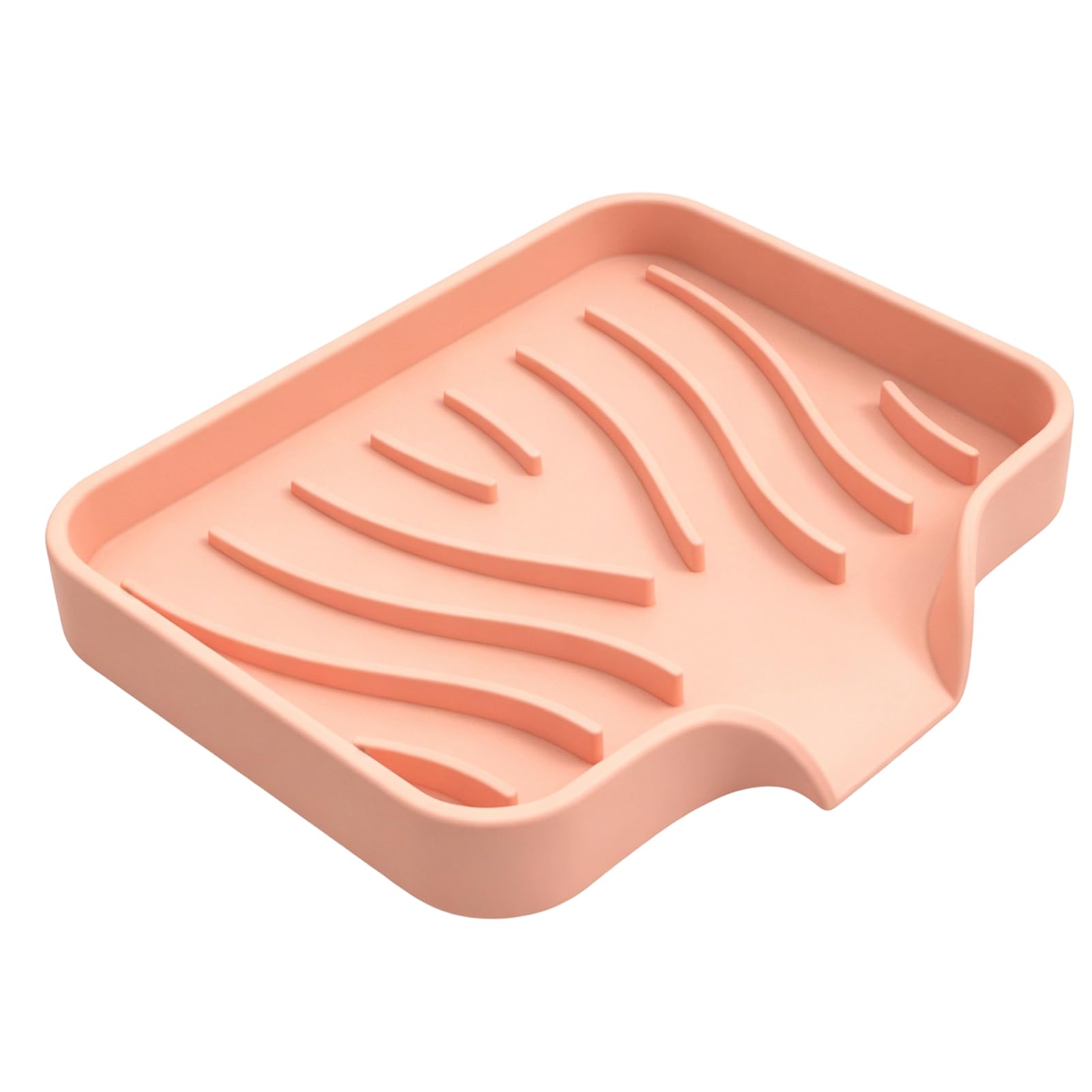 Silicone Soap with Fast Drain Feature Prevents Soaps From Melting in Wet Areas for House Space Saving Owner