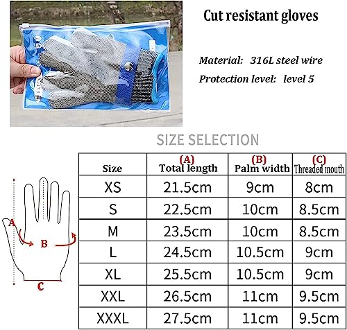 Gants anti-coupures de cuisine pour trancher le verre et cuisiner en toute sécurité