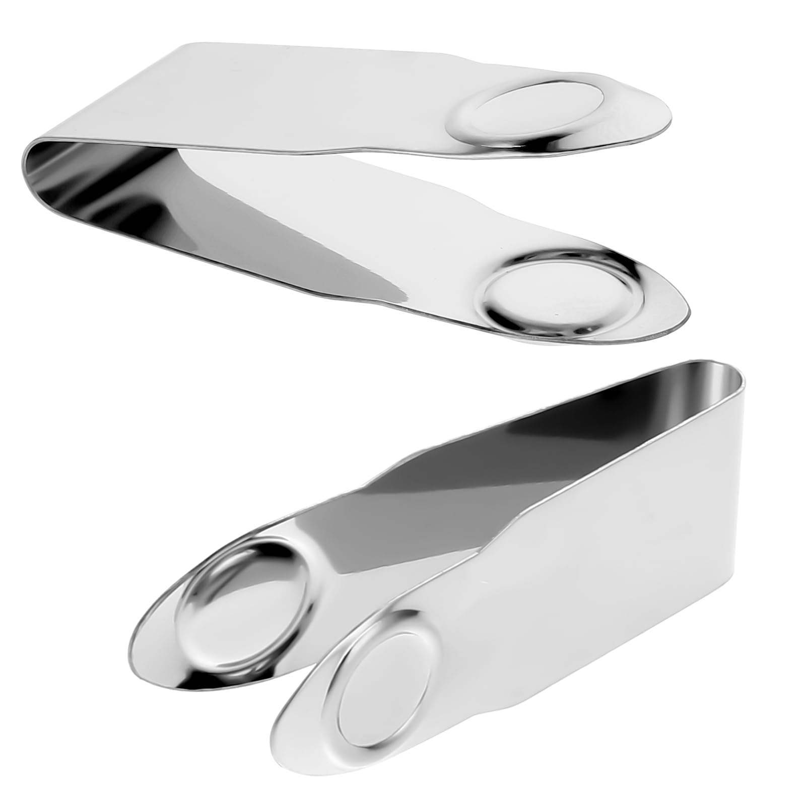 Prasacco 2 Pcs Stainless Steel Strawberry Huller, Fruit Stem Remover Strawberry Stem Remover Tool Leaf Peeler Home Kitchen Tools for Strawberry Cherry Tomato Fruit Tools