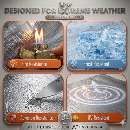 Image of Waterproof Repair Tape 5cm x 5m Aluminium Foil Sealant | Heavy Duty Adhesive Leak Proof Tape for Pipe Leakage, Roof Crack, Wall Sealing | Heat Resistant Strong Grip Waterproof Tape (Silver)