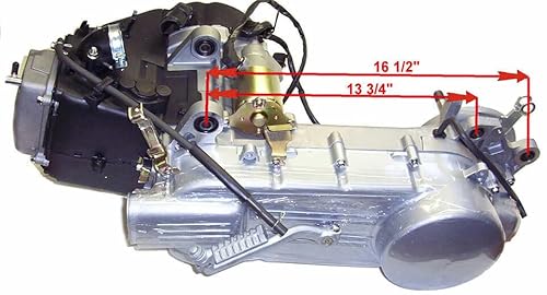 image for Tipyoumall 150CC 4-Stroke GY6 Single Cylinder Engine Scooter Complete 