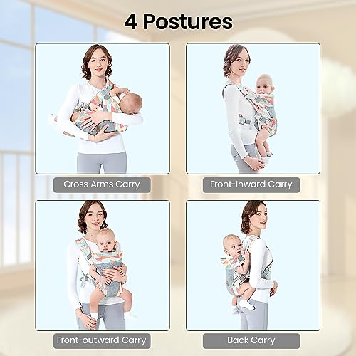Image of SNOWIE SOFT 4 in 1 Baby Carrier, 0-36 Months, Under 26KG, Breathable