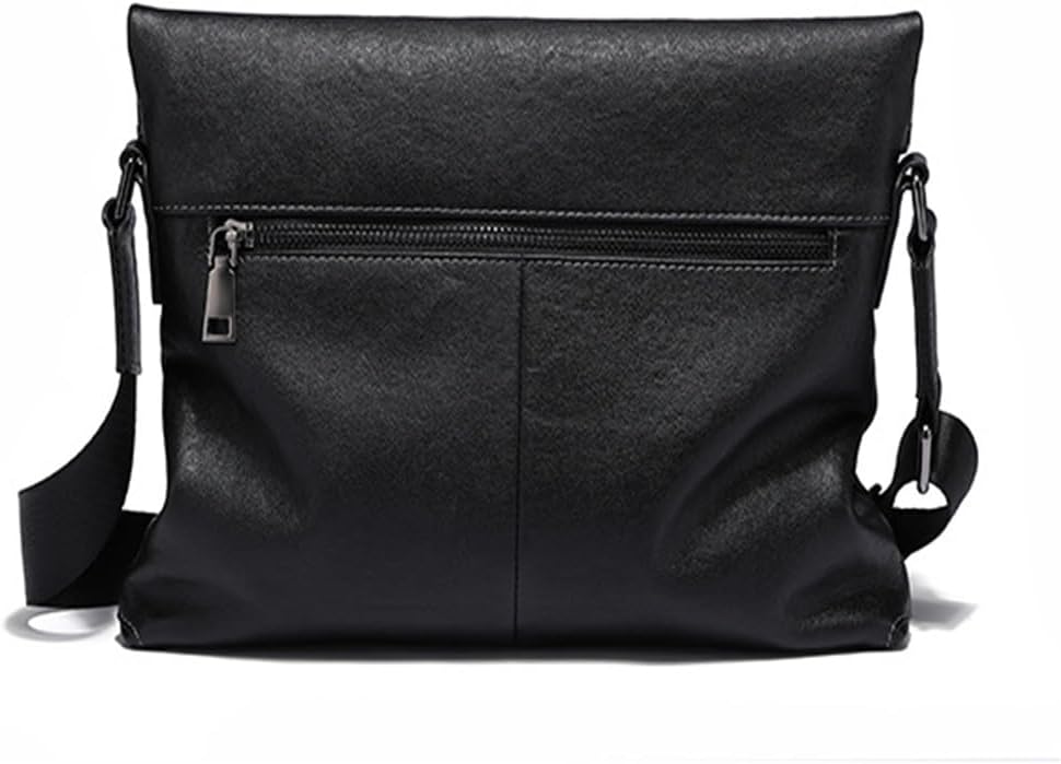 Men's Shoulder Bag Sports Leather Crossbody Soft Cowhide Backpack Casual Vertical Models