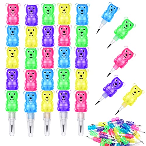 Uooker 30 matite impilabili per bambini, matite