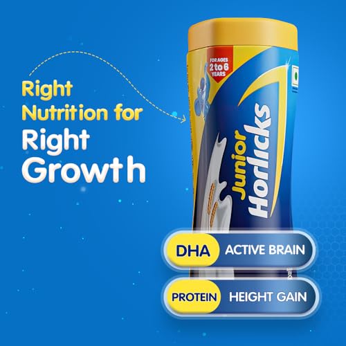 Image of Junior Horlicks Nutrition Drink 1kg, Vanilla, Nutrition for Toddlers & Young kids (2-6 years) for Supporting Growth